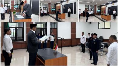 Pengambilan Sumpah Jabatan dan Pelantikan Jabatan Fungsional pada Pengadilan Tinggi Tata Usaha Negara Banjarmasin